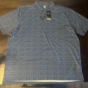 Callaway Opti Dri Golf Polo Shirt Mens 4XLT Micro Floral All Over Print NWT